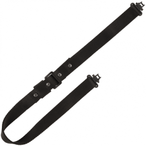 Allen 8061 Quick Adjusting Rifle Sling w/Swivels Black Nylon Adjustable Length 26" to 33", 1.25" Wide