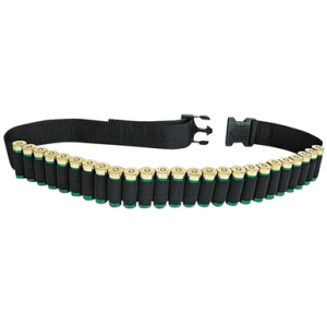 Allen 211 Shotgun Shell Belt 25 Shell Capacity Adjustable 29"-52", Quick Release Buckle, 2" Webbing