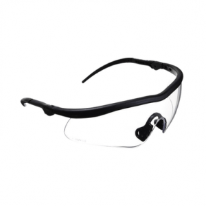 Allen 2384 Guardian Shooting Glasses Adult Clear Lens Anti-Scratch Polycarbonate Black Frame