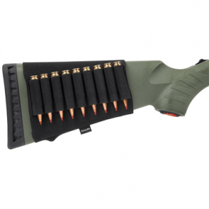 Allen 206 Rifle Cartridge Holder 9rd Black Elastic Buttstock Mount