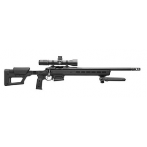 Magpul Pro 700 Lite SA Black Adjustable Synthetic Stock with Aluminum Chassis & Interchangeable Grips for Remington 700 Short Action Ambidextrous - MAG1199BLK