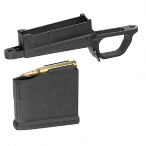 Magpul MAG569BLK Bolt Action Mag Well Hunter 700L Stock Made of Polymer w/ Black Finish Includes PMAG5 AC Magazine