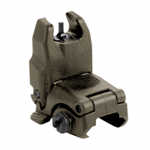 Magpul MAG247-ODG MBUS Sight Front Olive Drab Green Folding for AR-15/M16