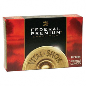 eral P1584B Premium Vital-Shok 12 Gauge 3 41 Pellets 4 Buck Shot 5 Bx/ 50 Cs Ammo