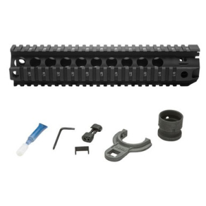 BCM QRF10556BLK QRF AR-15 Black Hardcoat Anodized 6061-T6 Aluminum 10" Picatinny