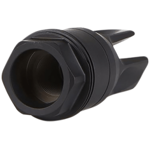 Sig Sauer SL55612X2825DEGF Clutch-Lok QD Flash Hider Black Stainless Steel with 1/2"x28 tpi 2.10" OAL for 5.56mm Sig Taper Lok Barrels