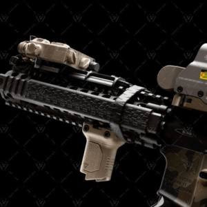 Strike Industries Short Angled Vertical Grip, Flat Dark Earth - ARCMAGSFDE