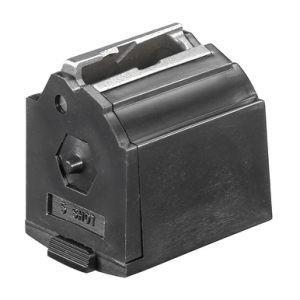 Ruger 90041 BX-15 5rd Magazine Fits Ruger 10/22/SR/American Rimfire/ 77/Charger 22LR Black Rotary