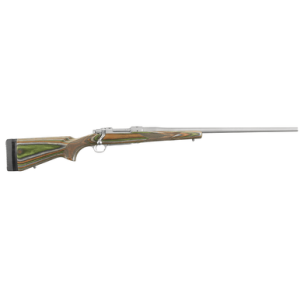 Ruger 47139 Hawkeye Predator Full Size 6.5 Creedmoor 4+1 24" Matte Stainless Steel Barrel, Matte Stainless Steel Receiver w/Integral Scope Mount, Green Mountain Adj LOP Laminate Stock, Right Hand