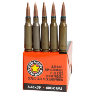  Army Standard AM3423 5.45x39mm 60gr Full Metal Jacket 30 Per Box Ammo