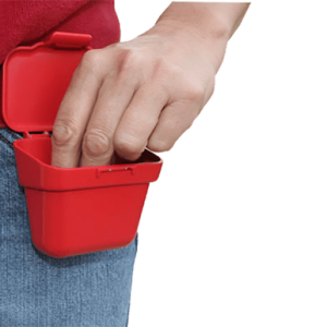 MTM Case-Gard ABP Ammo Belt Pouch Handgun/Rifle Multi-Caliber 100rd Belt Clip Mount Red Plastic