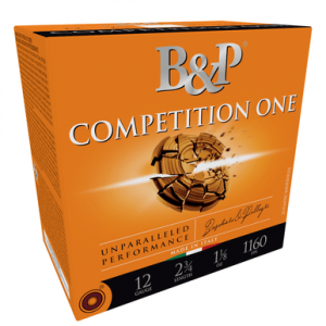  Ammunition 12B1CP9 Competition One 12 Gauge 2.75 1oz 9Shot 25 Per Box Ammo