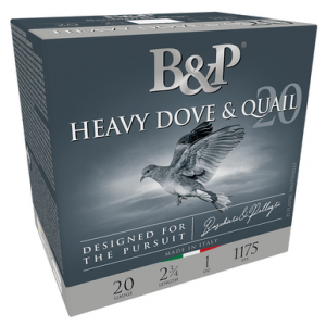  Ammunition 20BD8 Heavy Dove & Quail 20 Gauge 2.75 1oz 8Shot 25 Per Box Ammo