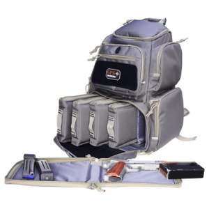 GPS Bags 1712BPRK Pistolero Backpack Rifle Green/Khaki Holds 5 Handguns