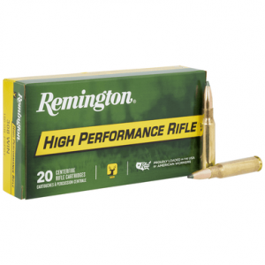 ington Ammunition R21473 High Performance Rifle 308 Win 180gr Pointed Soft Point Boat Tail 20 Per Box Ammo