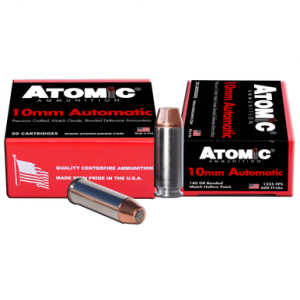 mic Ammunition 00457 Pistol Precision Craft 10mm Auto 180 Gr Bonded Match Hollow Point 20 Per Box Ammo