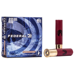 Federal F412RS Power-Shok 410 Gauge 2.50" 1/4 oz Rifled Slug Shot 5 Bx/ 50 Cs