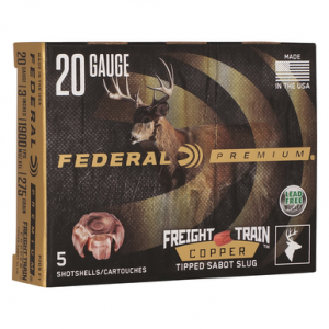 eral P209FT Premium Freight Train 20 Gauge 3 SlugShot 5 Per Box Ammo