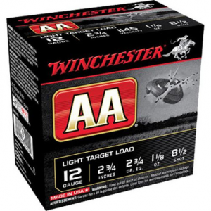 Winchester Ammo AA Light Target 12 Gauge 2.75" 1 1/8 oz 8.5 Shot - AA1285