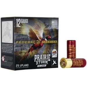 eral PFX126FS6 Premium Prairie Storm FS 12 Gauge 2.75 1 1/4oz 6 Shot 25 Per Box Ammo