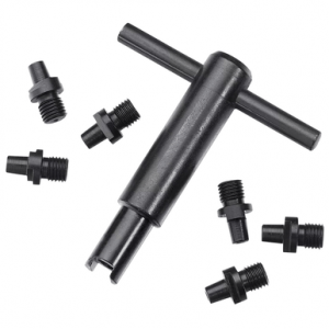 Pietta AC020+060 Revolver Nipple Wrench w/ 6 Pack #10 Cap Nipples Fits All Pietta Black Powder Revolvers
