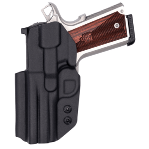 C&G Holsters 1864100 Covert IWB Black Kydex Belt Clip Fits 1911 3.5" Right Hand
