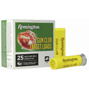 ington Ammunition Gun Club 20 Gauge 2.75 7/8 Oz 8 Shot 25 Per Box Ammo