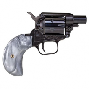 Heritage Mfg BK22B1BHGPRL Barkeep Boot 22 LR 6 Shot 1.68" Black Barrel, Cylinder & Frame Gray Pearl Grips