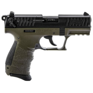 Walther Arms 5120715 P22 Q Military 22 LR 3.42" 10+1 OD Green Black Steel Slide Black Interchangeable Backstrap Grip