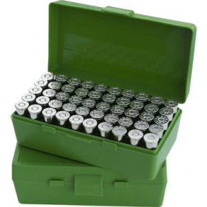 MTM Case-Gard P-50 Flip-Top Ammo Box, Multi-Caliber Handgun 50rd - P509M10