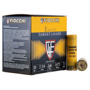 cchi 20LITE75 Exacta Target Low Recoil 20 Gauge 2.75 3/4 Oz 7.5 Shot 25 Bx/ 10 Cs Ammo