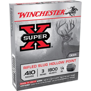 Winchester Ammo Super X 410 Gauge 3" 1/4 oz Rifled Slug Shot - X413RS5