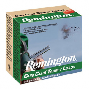 ington Ammunition 20236 Gun Club 20 Gauge 2.75 7/8 Oz 9 Shot 25 Bx Ammo