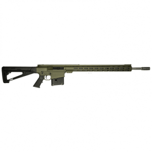 Great Lakes Firearms GLFA Rifle, OD Green 24" Barrel 5+1rd AR-10 243 Win - GL10243SSODG