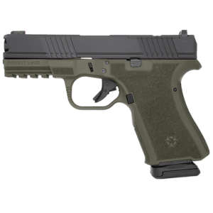 Black Rain Ordnance Frontline Pistol, OD Green/Black 4" Barrel 15+1rd 9mm Luger - FL9MMODBLK