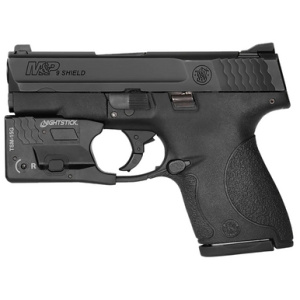Nightstick Light with Green laser for S&W M&P Shield/Shield Plus, Black 150 Lumens White LED - TSM15G