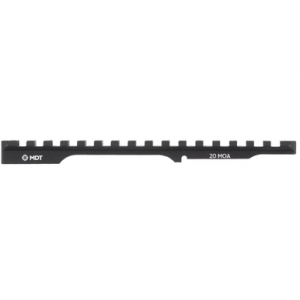 Mdt Sporting Goods Inc 20 MOA Picatinny Scope Base, Aluminum 11" Fits Howa 1500 Long - 102357BLK