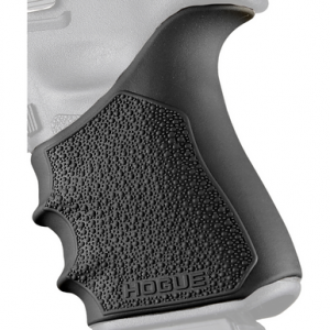 Hogue Handall Beavertail Grip Sleeve, Black Rubber - 17040