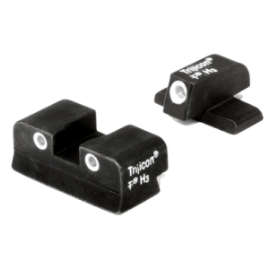 Trijicon Bright & Tough Night Sights, Green/Tritium White Outline Front Sight Sig Sauer .40 S&W/.45 ACP #6 Front #8 Rear - 600465