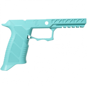 Timber Creek Outdoors P320 Pro Grip Module, Robin's Egg Blue Aluminum Frame - SSP320PROGMRE