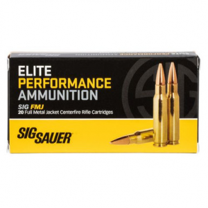  Sauer E308B120 Elite Performance 308 Win 150 Gr Full Metal Jacket (FMJ) 20 Bx/ 25 Cs Ammo