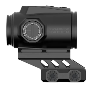 Swampfox Optics RMPS120G6 Raider Micro Prism Black 1x 20mm Tube 6 MOA Green Dot Reticle Green Laser