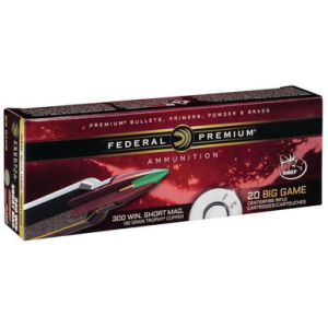 Federal P300WSMTC1 Premium 300 WSM 180 gr Trophy Copper (TC) 20 Bx/ 10 Cs