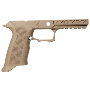 Timber Creek Outdoors P320 Pro Grip Module, FDE Aluminum Frame - SSP320PROGMFD