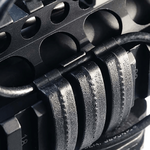 Larue Tactical IndexClips Rail Covers, Low Profile Black Polymer 1913 Picatinny Rail Mount Fits AR-15 - LT708BLK