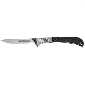 Hogue Expel Fixed Blade Knife, 2.50" High Carbon Steel Blade Black G10 Scales/SS Handle Includes 3 #60 & 2 #70 blades - 35876