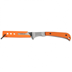 Hogue Expel Fixed Blade Knife, 2.50" High Carbon Steel Blade Orange G10 Scales/SS Handle Includes 3 #60 & 2 #70 blades - 35874