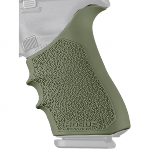 Hogue Handall Beavertail Grip Sleeve, OD Green Rubber For Glock 17-47 Gen 1,2,5 - 17021