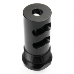 Wilson Combat Whisper Muzzle Brake, Black Melonite 1/2"x28 5.56 Cal - SPRTMBFB556
