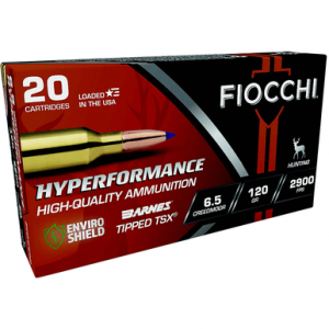 cchi 65CMTTSX Hyperformance 6.5 Creedmoor 120gr Barnes Tipped TSX 20 Per Box Ammo